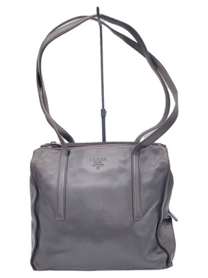 PRADA Shoulder Bag Leather BRW