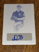 DANIEL BROOKS 2020 Leaf Perfect Game AUTOGRAPH PLATE #1/1 COLLEGE OF CHARLESTON