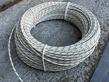 1m vintage Telefunken  1955 1.50 mm copper wire  cable audio amplifier cotton