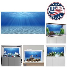 Vibrant Ocean Floor Polyester Aquarium Background, 72x24 inches - Undersea Bliss