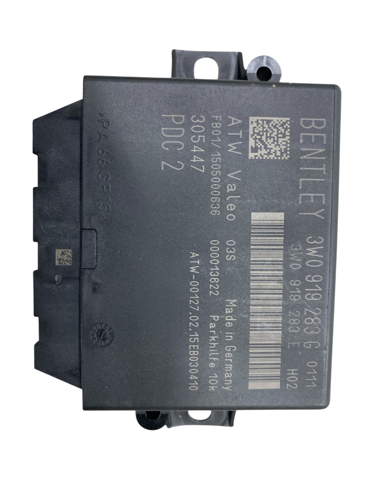 2013-2018 BENTLEY FLYING SPUR OEM PARK ASSIST CONTROL MODULE UNIT 3W0919283G