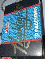 Donruss 1986 Highlights MLB Baseball Puzzle & 81 Cards Sealed Pack