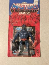 Webstor Vintage MOTU Masters Of The Universe Figure MOC 12 Back 1983 Mattel 80s
