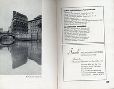 Hamburg Stadt Geschichte Verkehr Werbung Reklame Reiseführer 1934