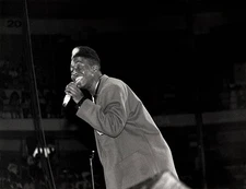 Rapper and producer Kwame performs at Kemper Arena in Kansas City - Old Photo