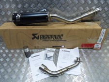 Genuine Yamaha XSR 125 /Legacy EU5+ Full AKRAPOVIC Exhaust unit 2025 to 2026 NEW