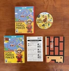 Super Mario Maker (Nintendo Wii U) Excellent Big Box CIB Complete w/ Book Tested
