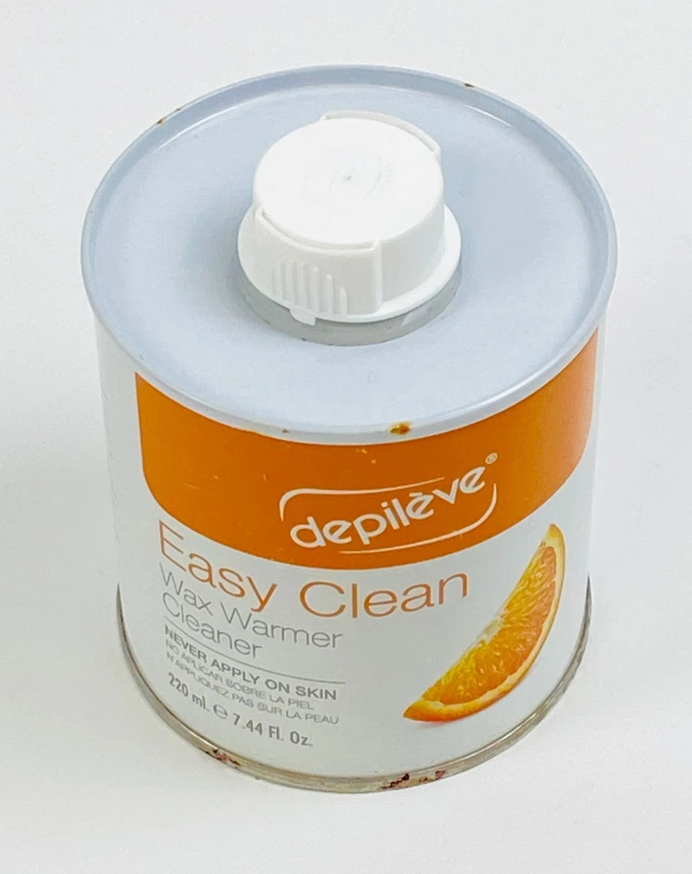 Depileve Easy Clean Calentador de Cera Cítrica Limpiador 7.44 OZ Juego de 2 Foto 2 de 4