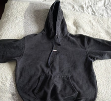 Supreme Men s Black Pullover Hoodie L Cotton ...