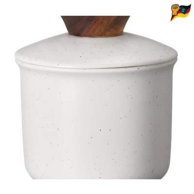 DOWAN Butterdose Keramik Wasserlinie 9 7x9 7x10
