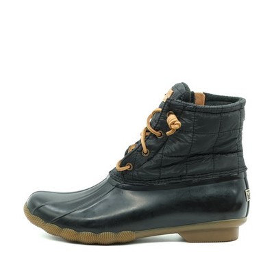 Sperry Damen STS80755 Stiefelette Schwarz Synthetik Knöchelhoch Boot Boots EU 41