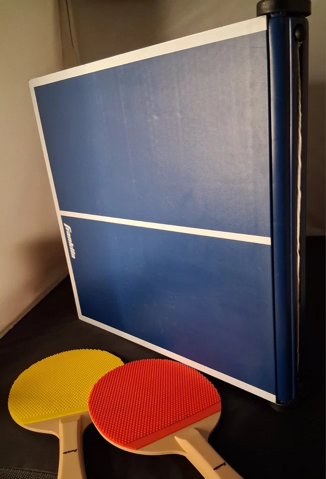 Franklin Portátil Plegable Mesa Ping Pong Autónomo Juego de Viaje - Usado en Excelente Condición Foto 4 de 4