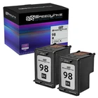 2 Pack Reman for Hewlett Packard HP 98 / C9364WN Vivera Black Ink Cartridge