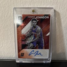 2019-2020 Panini Optic Signature Series Red Choice Auto #SS-CJN Cameron Johnson.