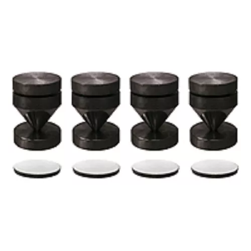 Dynavox Spikes Sub Watt Absorber 4 Er Set Black eBay