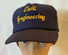 Civil Engineering Hat Snap Back Trucker Cap Mesh Building Construction