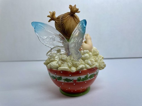 My Little Kitchen Fairies Enesco GG Santiago Stringing Popcorn Bowl Fairy 2006 - Picture 6 of 8
