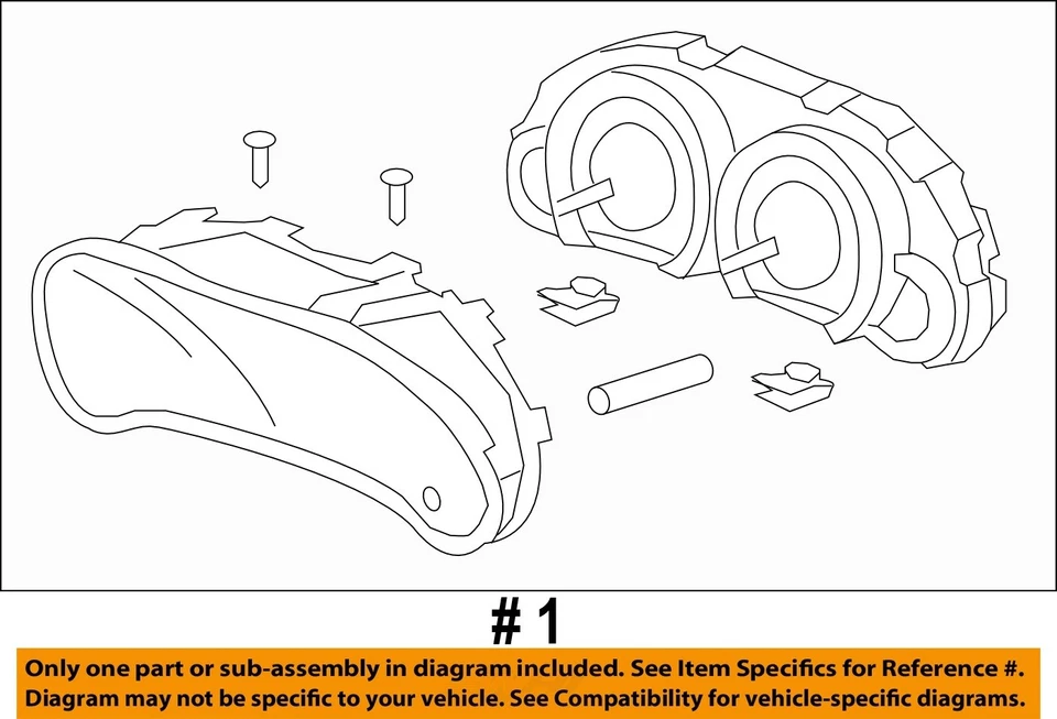 Medidor de velocímetro usado se adapta a: 2011 Acura Tsx Cluster mercado de EE. UU. MPH AT grado A Foto 4 de 4