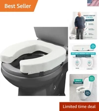 Portable Toilet Seat Riser Cushion – 2-Inch Elevation for Total Independence