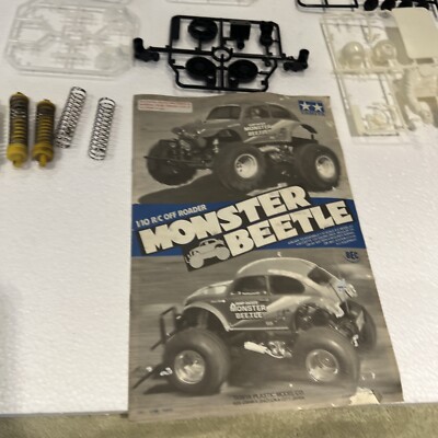 Original 1986 Tamiya Monster Beetle Assembly Manual 58060 Plus