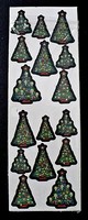 Vintage1998 Beistle Christmas Tree 32 Stickers Total 2 Sheets Vintage1998 Beistle Christmas Tree 32 Stickers Total 2 Sheets