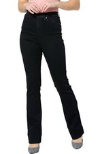 DG2 by Diane Gilman New Classic Stretch Denim Bootcut Jean Black
