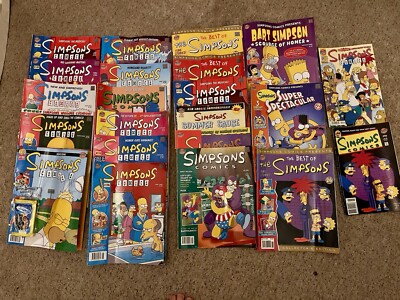 Best Of The Simpsons, Simpsons Comics, Bart Simpsons, Super Spectacular - Rare