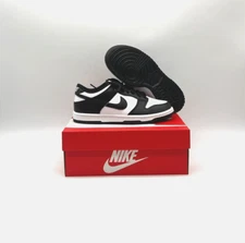 Nike Dunk Low Retro White Black Panda CW1590-100 Kids Sneakers Shoes