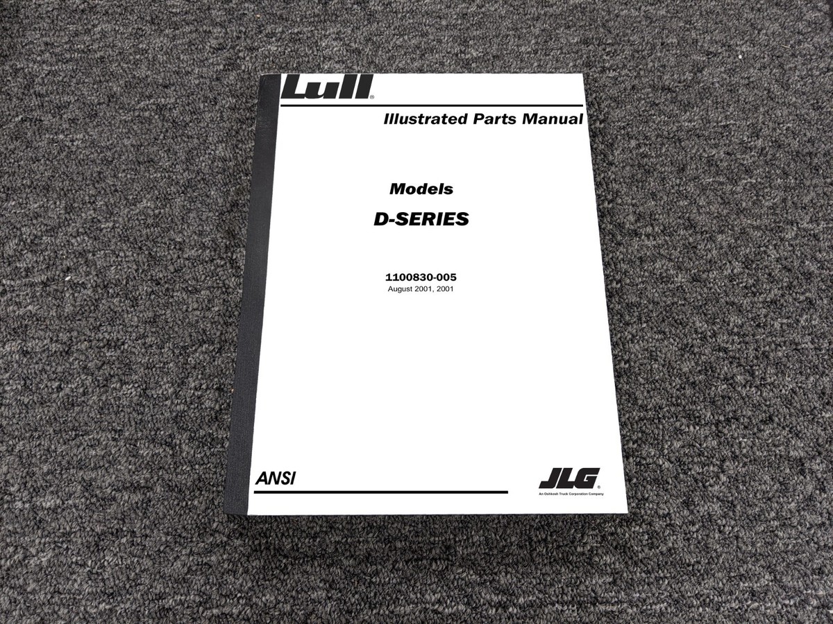 Lull 644D-34 Telehandler Illustrated Parts Catalog Manual 1100830