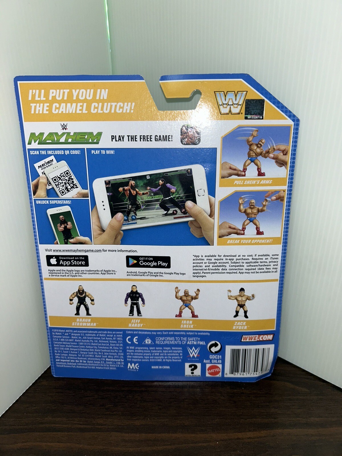 WWE Iron Sheik Mattel Retro Action Figure Wrestling Series 8 WWF MOC eBay