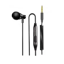 LINHUIPAD k8 Single Side Earphone in-Ear Stereo to Mono Earbud Headphones3.5m...