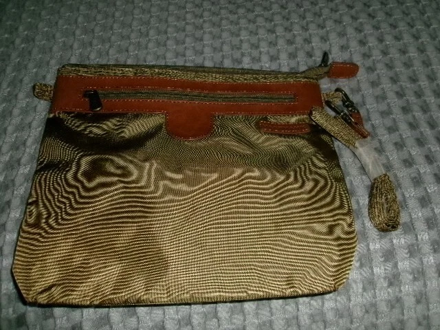 De Colección Nuevo Hartmann Nylon/Cuero Bandolera Bolso de Hombro Mensajero 11x9x2 Foto 3 de 3