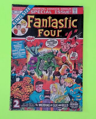 Fantastic Four Annual #10 Vol. 1 1973 Marvel Comics King Size 4.0 L23-177