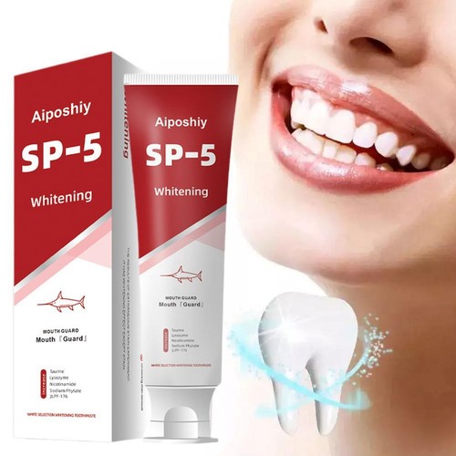 SP5 Probiotic Whitening Toothpaste Removes Bad Breath Dental Plate