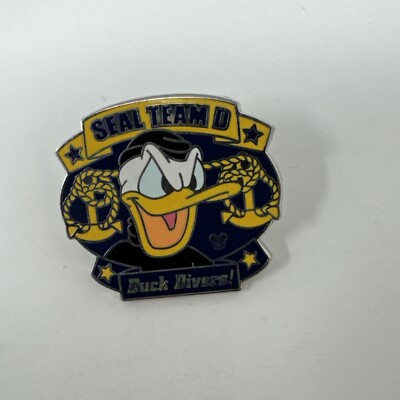 ドナルドダック SEAL TEAM D ピンバッジ　WDW Disney Seal Team D Donald Duck Hidden Mickey Pin | eBay