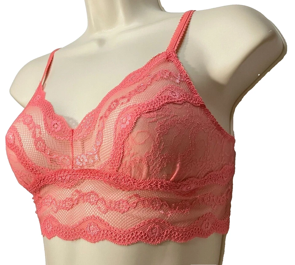 NWOT b.tempt'd Women's S Lace Kiss Full Coverage Unlined Bralette 910182 - Image 3 of 4