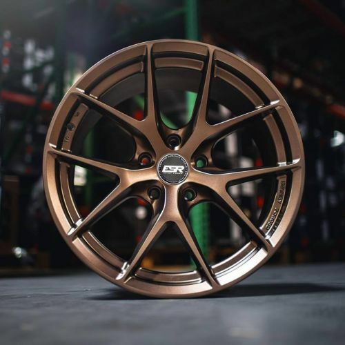 18x9.5 ESR RF02 RF2 5x114.3 +22 Matte Bronze Wheels 18 Inch Rims Set 4 ...