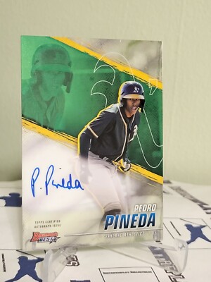 Pedro Pineda 2021 Bowman's Best Best 2021 Autograph #B21-PP Auto Oakland A's