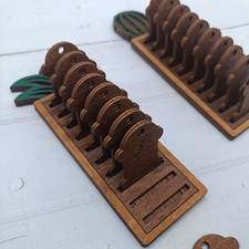 Wooden thread organizer, Thread Sorter, Floss organizer