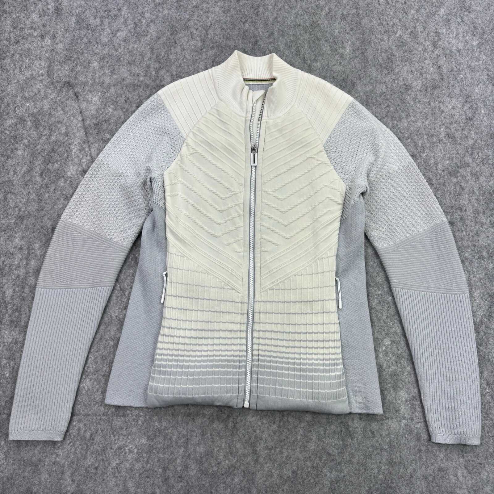 smartwool merino wool full zip intraknit insulated jacket