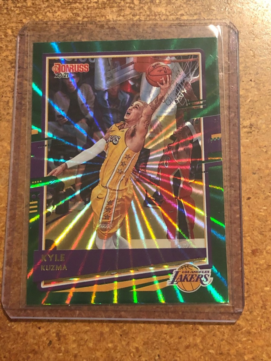 2020-21 Panini Donruss Basketball # 132 Kyle Kuzma Green
