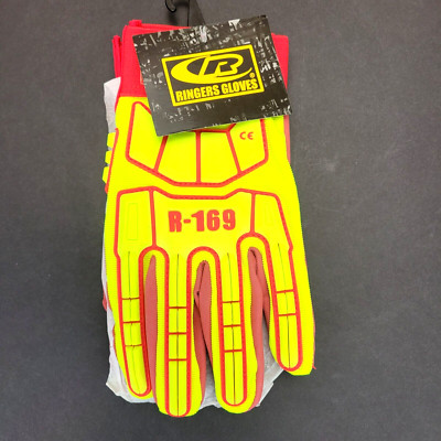 Ringers Gloves R-169 Super Hero Impact Gloves, Synthetic Leather Size XL 