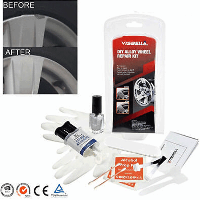 DIY Alloy Wheel Repair Adhesive Rim Surface Damage Car Auto Rim Dent Scratch Kit DIY Alloy Wheel Repair Adhesive Rim Surface Damage Car Auto Rim Dent Scratch Kit