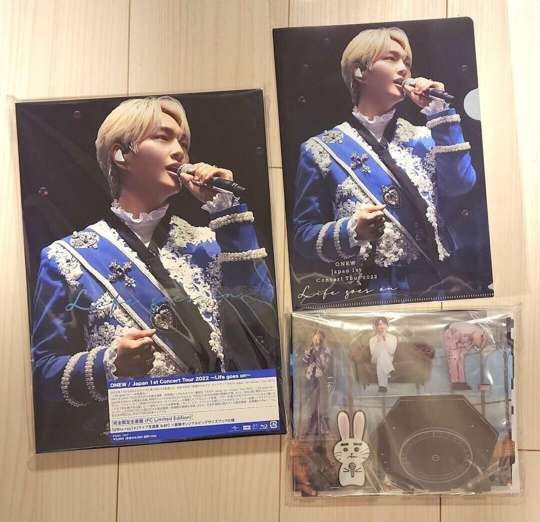 Shinee Onew Life Goes On Blu-Ray Fc Limited Edition Japan NEW W/ acrylic  stand