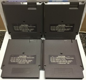 NES Game Lot Ice Hockey Championship Bowling  Super Spike Silent Service Tested