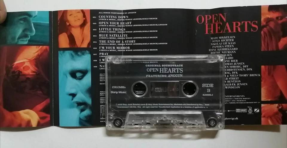 Open Hearts Original Soundtrack Featuring Anggun Rare Malaysia Edition Cassette Foto 3 de 4