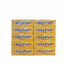 20 Packets Wrigley's Juicyfruit Chewing Gum Juicy Fruit [FAST SHIPPING]