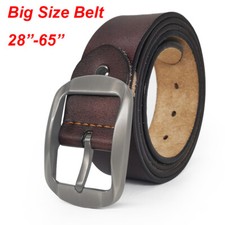 Big Size 105cm-175cm Casual Belts for Jeans Mens Belt 100 Real Leather Belt