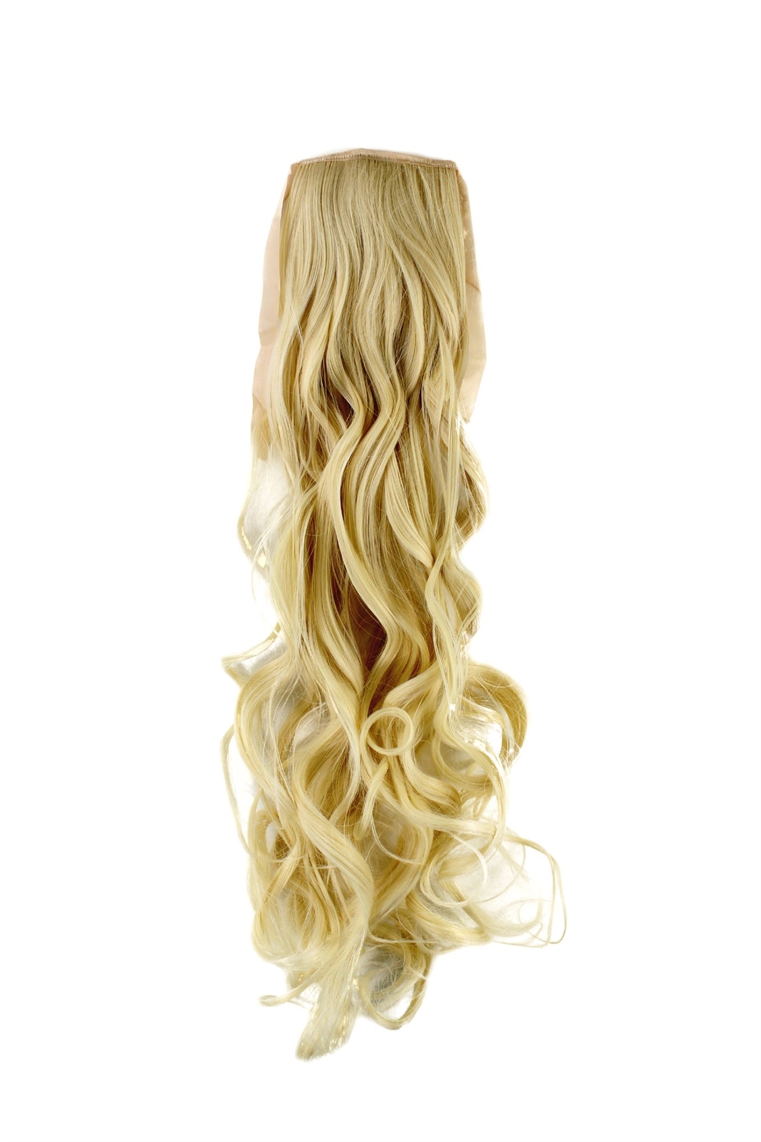 Light Blonde Wavy 63cm Braid Hairpiece with Comb & Bow YZF-1094HT-613