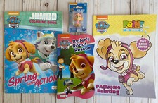 Paw Patrol Skye Paint With Water  Board Book Robot Rescue  Coloring  Toy New